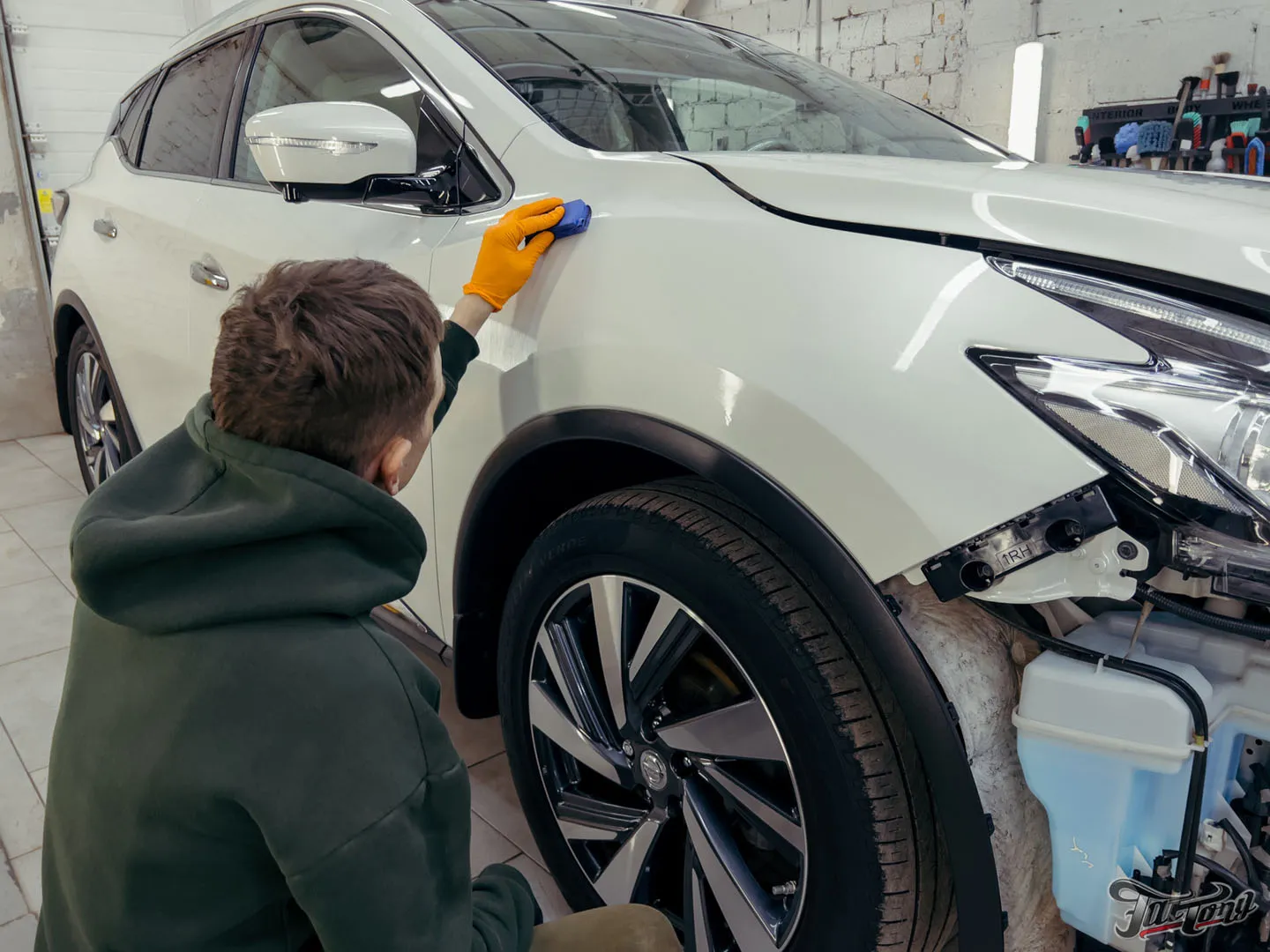 Полировка кузова и покрытие керамикой автомобиля Nissan Murano